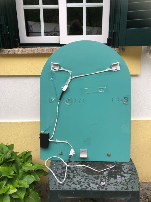 Conjunto 4 espelhos com luzes