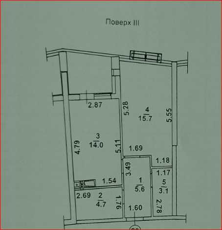 Продаж однокімнатної квартири в ЖК Атмосфера