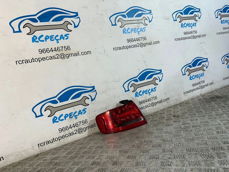 Farolim Traseiro Trás Esquerdo Original Audi A4 B8 Sedan Carro 2007 a