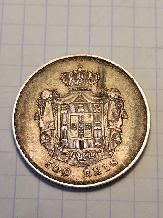 500 reis prata D Maria II 1842