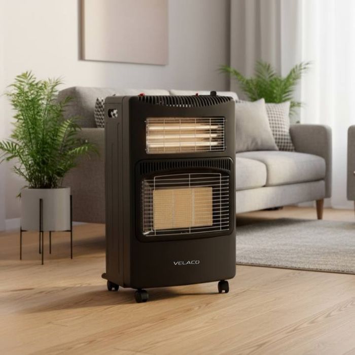 Газово-електричний обігрівач Hausberg 4,2кВт