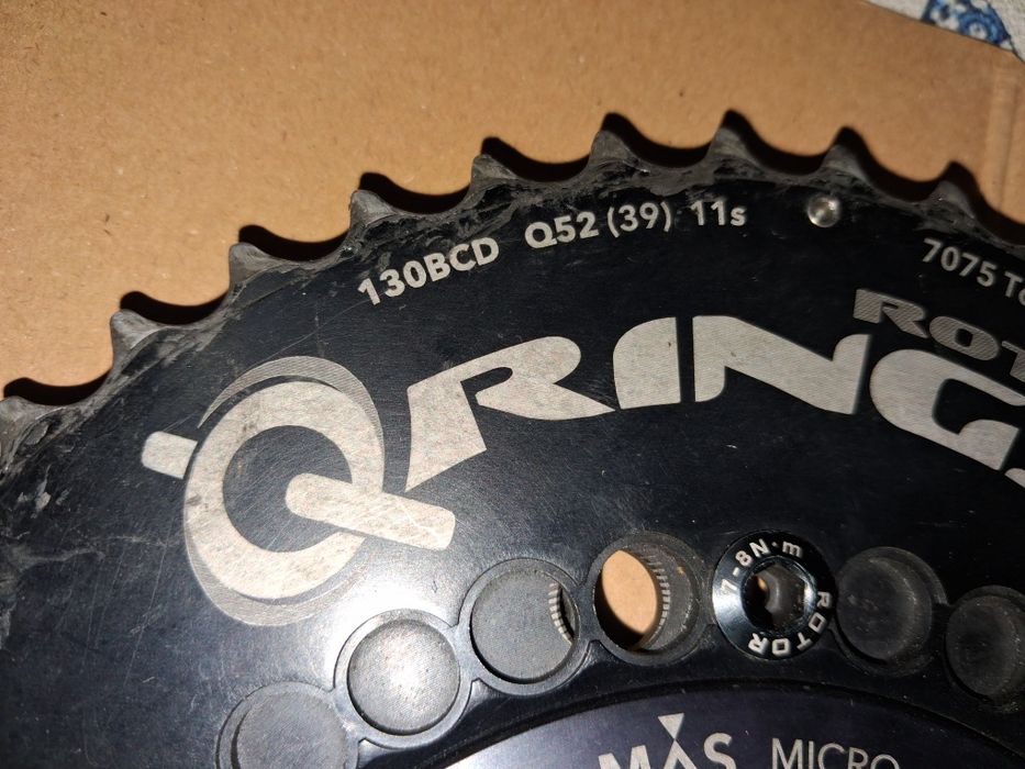 Pedaleiro Rotor 3D Oval  52-39T