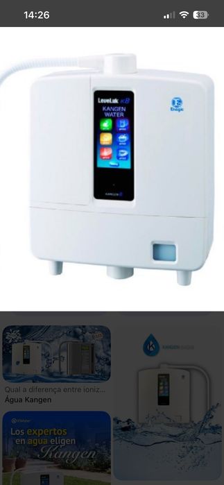 Novo | Filtro de Água Ionizador Enagic Kangen Leveluke K8