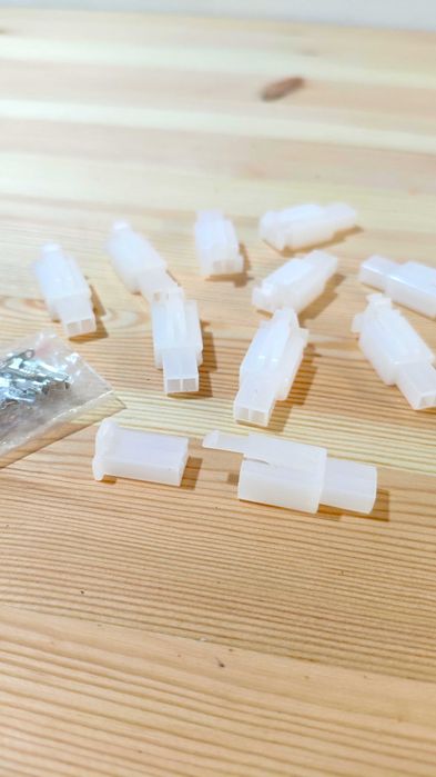 10 Conjuntos de Conectores Elétricos 2.8mm - 2 Pinos - Automóvel/Mota