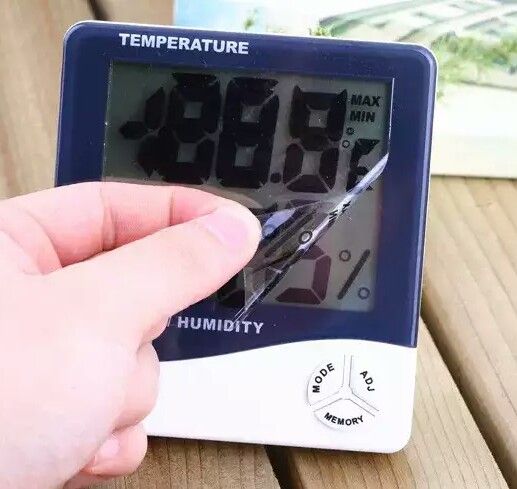 Метеостанция HTC-1 3 в 1 +Часы +Гигрометр +Влагомер БОЛЬШИЕ ЦИФРЫ