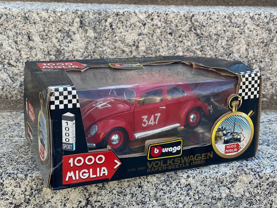Bburago Volkswagen Kafer-Beetle 1/18 miglia gold colection
