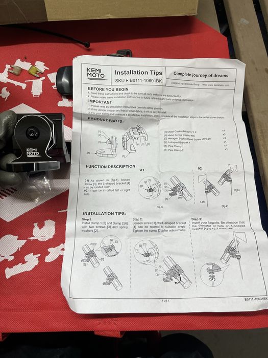 Крепление  Kemi Moto