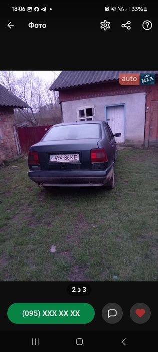 Фиат Темпра 1.6  1992 год