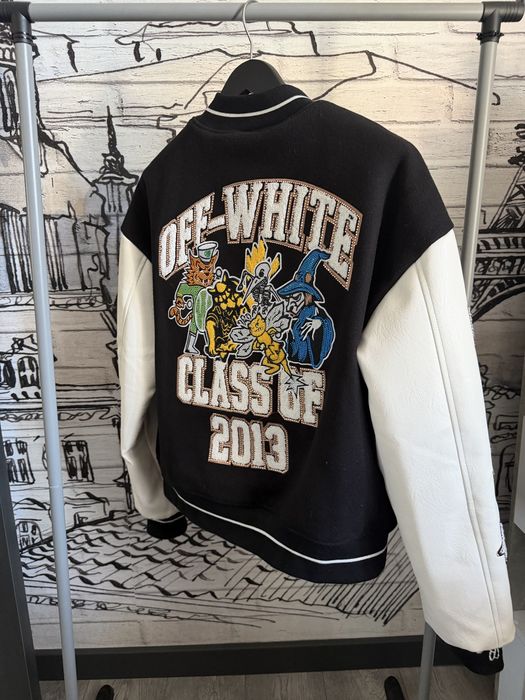 Куртка бомбер со стразами Off White Class Of 2013 сайз Л drip