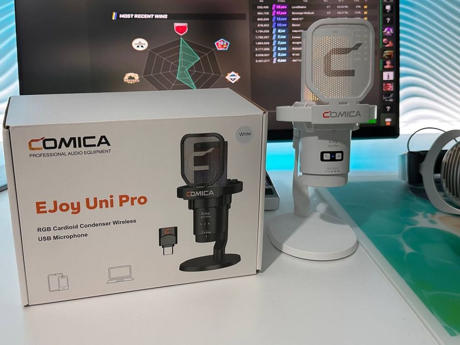 Микрофон comica enjoy uni PRO как петличка блютуз fifine maono pod