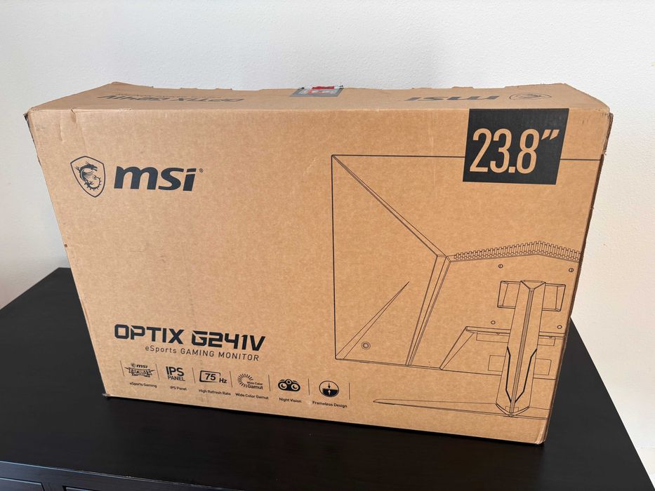 Monitor MSI Optix 23.8" LED IPS FullHD FreeSync + rato Steelseries