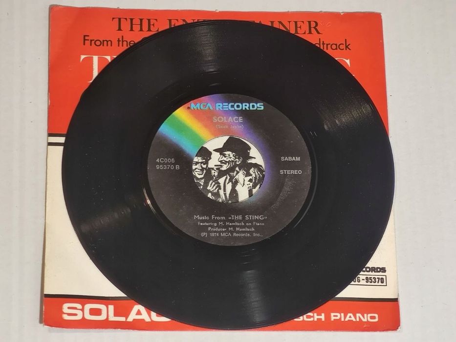 Marvin Hamlisch – The Sting The Entertainer / Solace) Single 7'' VG+