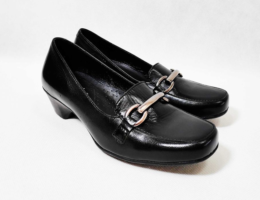 Mokasyny damskie 36,5 loafersy  ANNE WAYBURN skórzane 23,4 cm BD0091A
