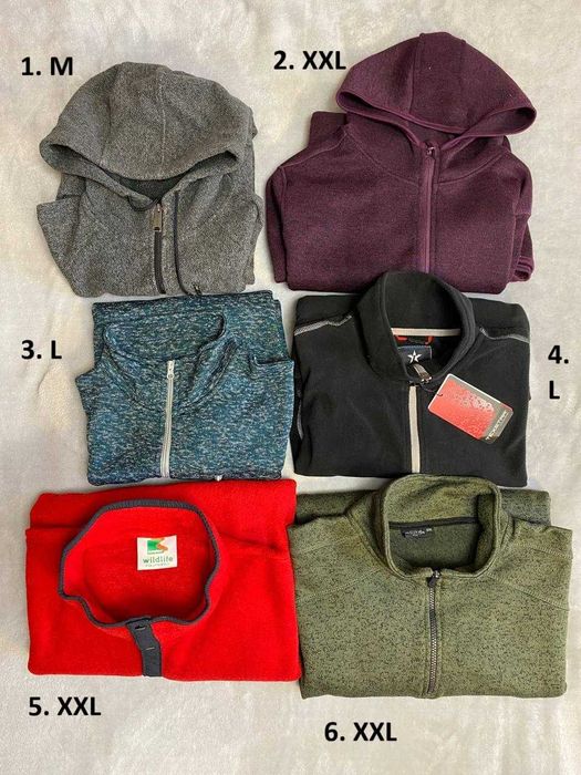 Худі фліски чоловічі Carhartt, Wildlife і ін.  M, L, XXL