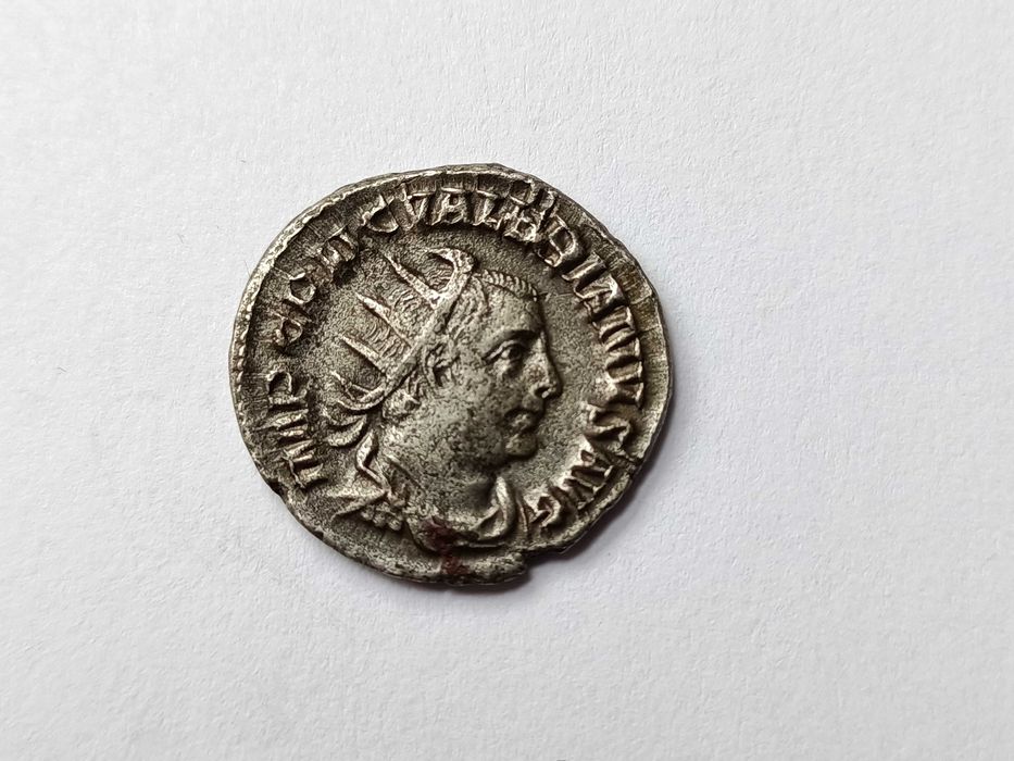 Antoninian (253 -260 n.e.) Valerian Cesarstwo Rzymskie oryginał Srebro