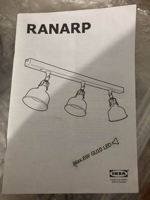 Candeeiro teto Preto