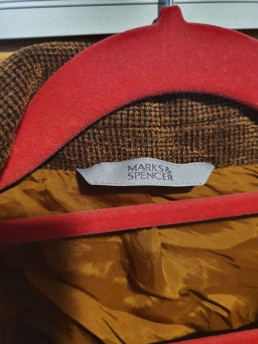 Marynarka z podszewką, 71% wiskozy, Marks & Spencer, r.42, petite