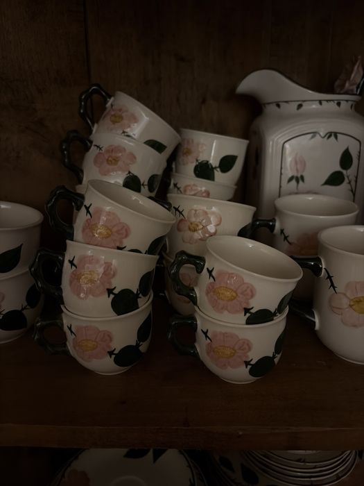 Serviço de Loiça Villeroy & Boch “Wild Rose” – Peças Originais Vintage