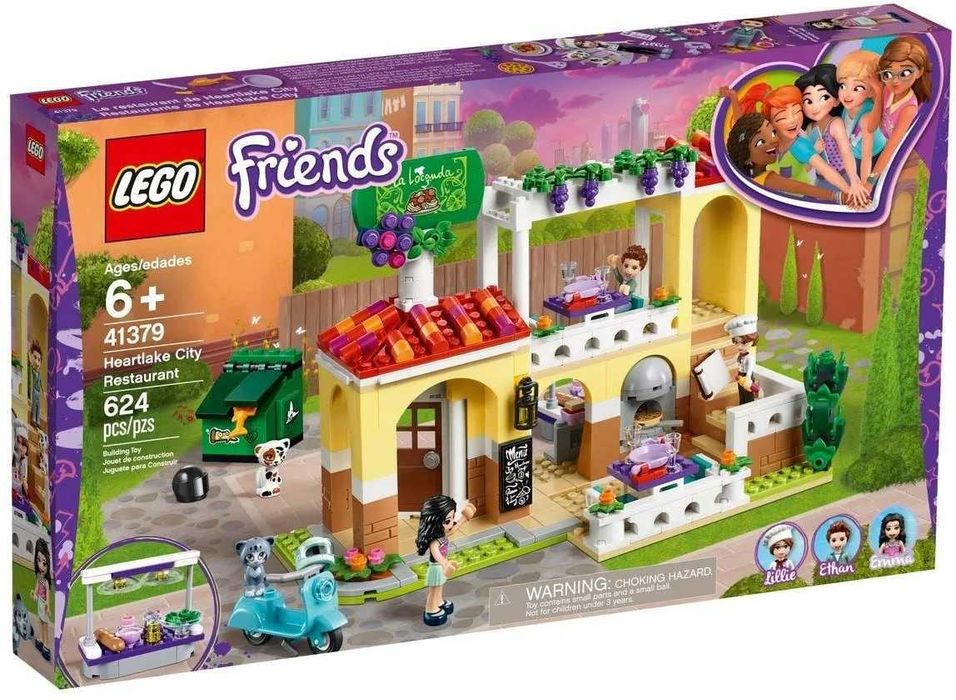 LEGO 41379 Friends Restauracja w Heartlake zestaw małego restauratora