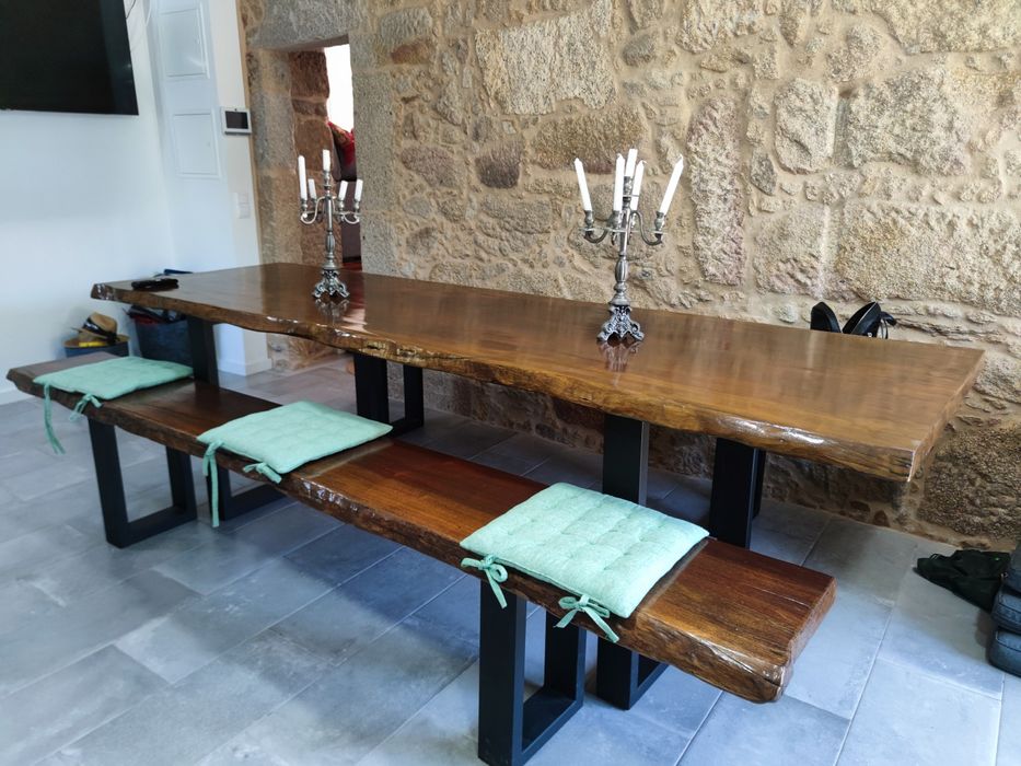 Peças únicas em madeira maciça