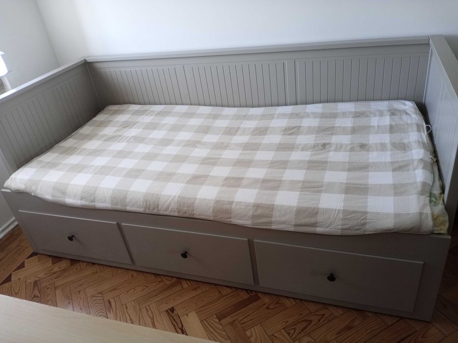 Estrutura de cama solteiro/casal Hemnes