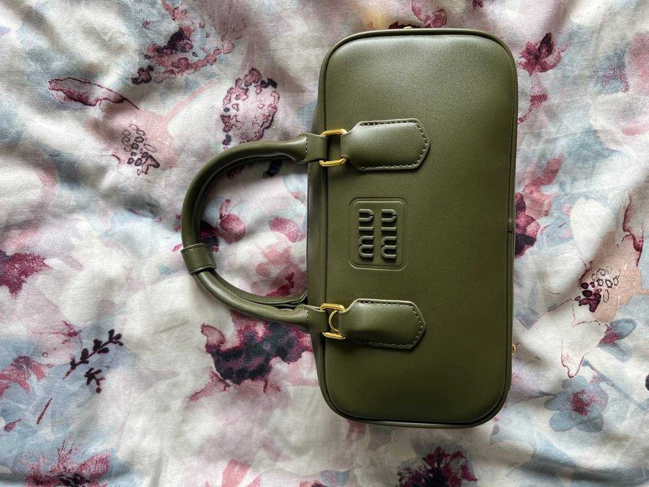 Miu Miu Torebka nowa zielona Arcadie leather bag Tundra green