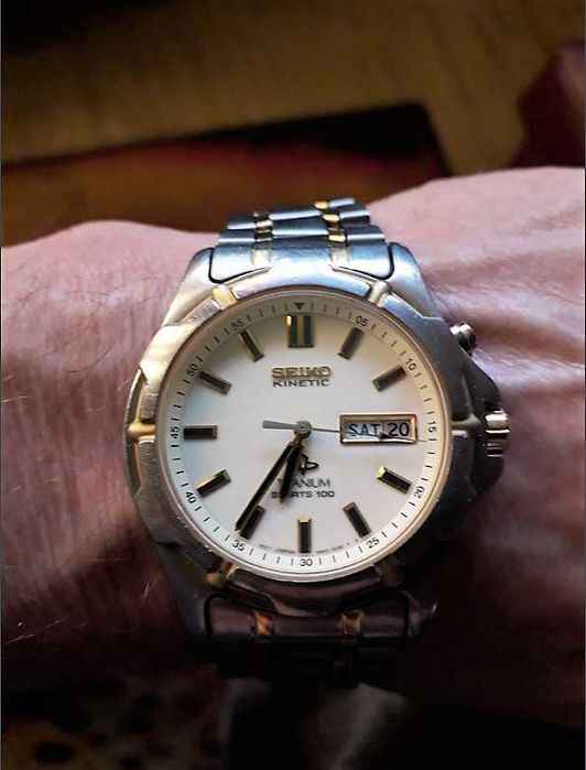 Zegarek "SEIKO-Automatic-Kinetic-100-Titanium" Tytanowy ! Unikatowy !