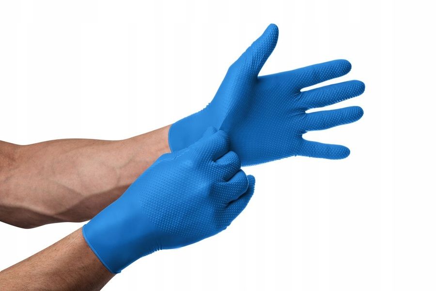 Rękawice nitrylowe 50 szt. 10-xl gogrip blue