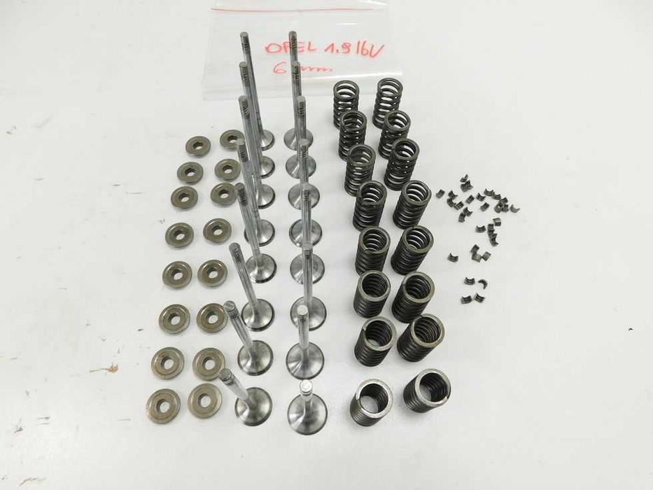 Zawory głowicy kpl 6mm 1.9 16V 150 CDTI Opel Fiat Saab TID Alfa Romeo