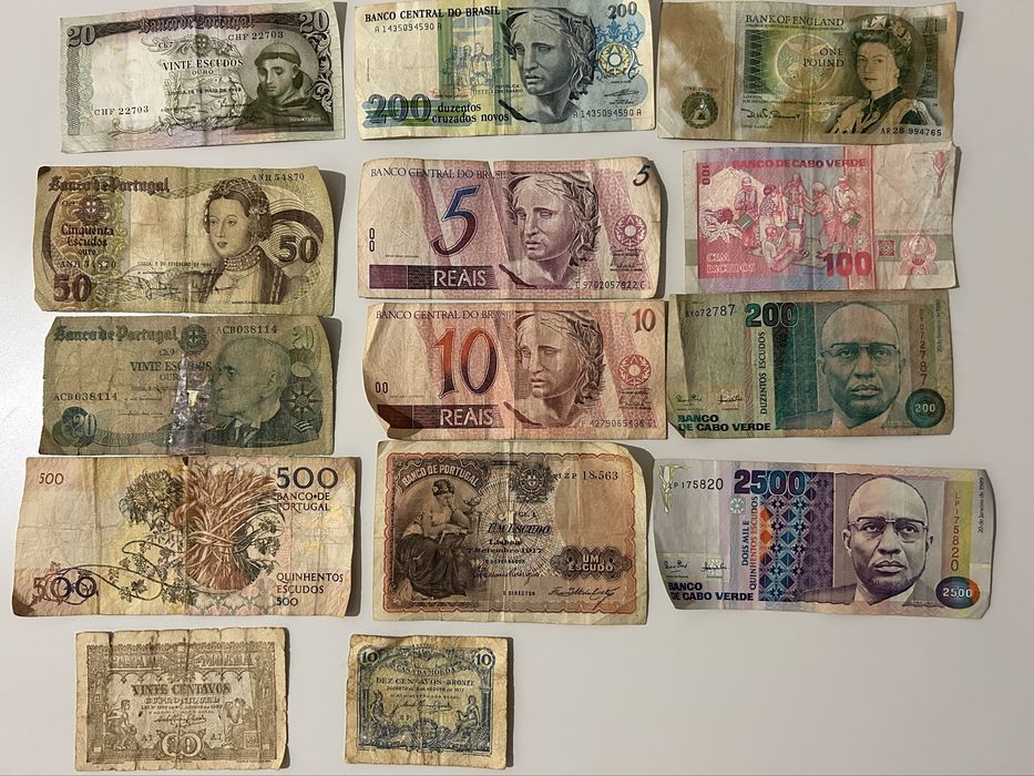 Vendo Notas e Moedas Antigas - numismática