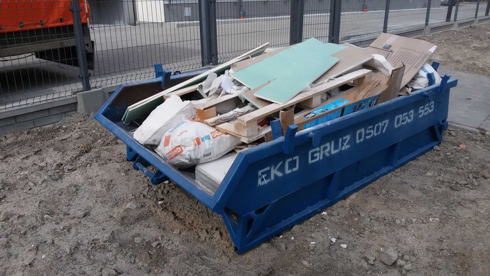 Wywóz Gruzu Worki na Gruz Big Bag - zastąp kontenerem na gruz 1,5 m3