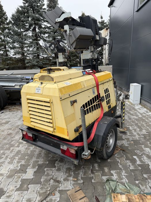 Maszt oswietleniowy 8m z aregat pradotworczym i bankiem energ8 mobilny