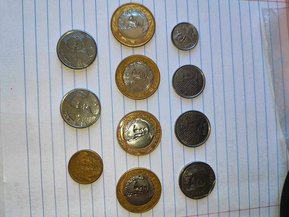 Moedas do Brasil para venda em conjunto por 7€