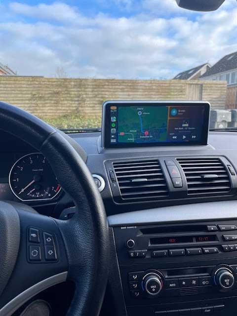 Auto-rádio 10.25" Android 14 BMW E81 E82 E87 E88