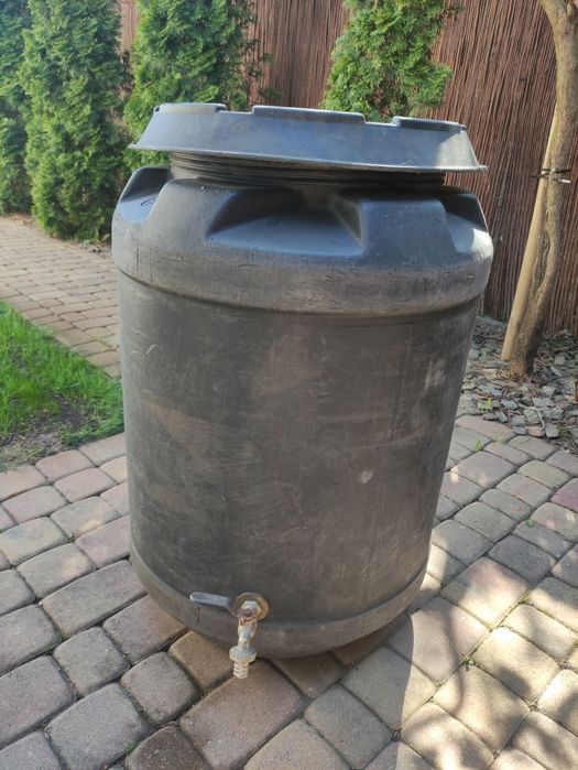 Beczka na deszczówkę 200l  85 x 58 cm srednicy