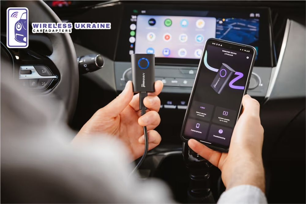 AAWireless TWO Адаптер для бездротового підключення Android Auto