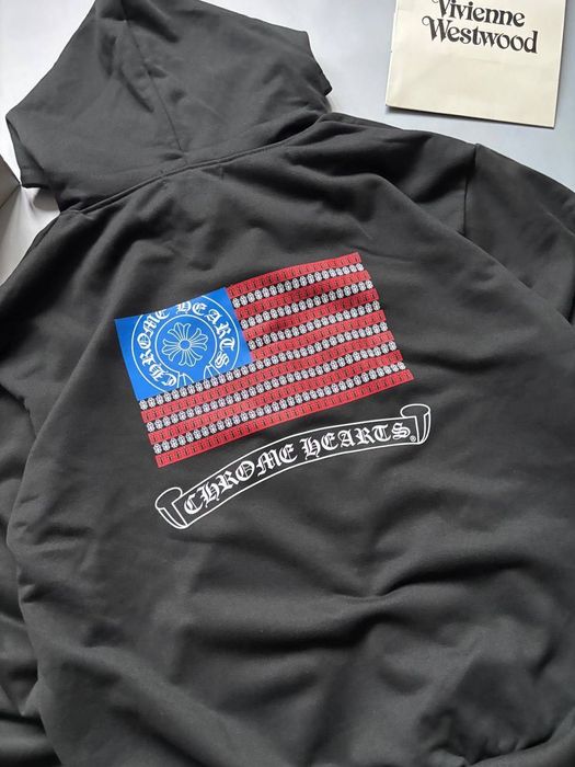 Chrome Hearts USA Flag Зіп Худі