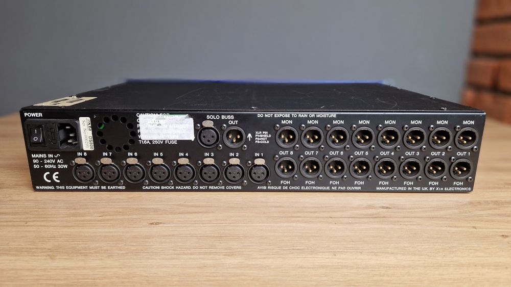 Spliter aktywny Xta DS800 xlr mon foh FV okazja