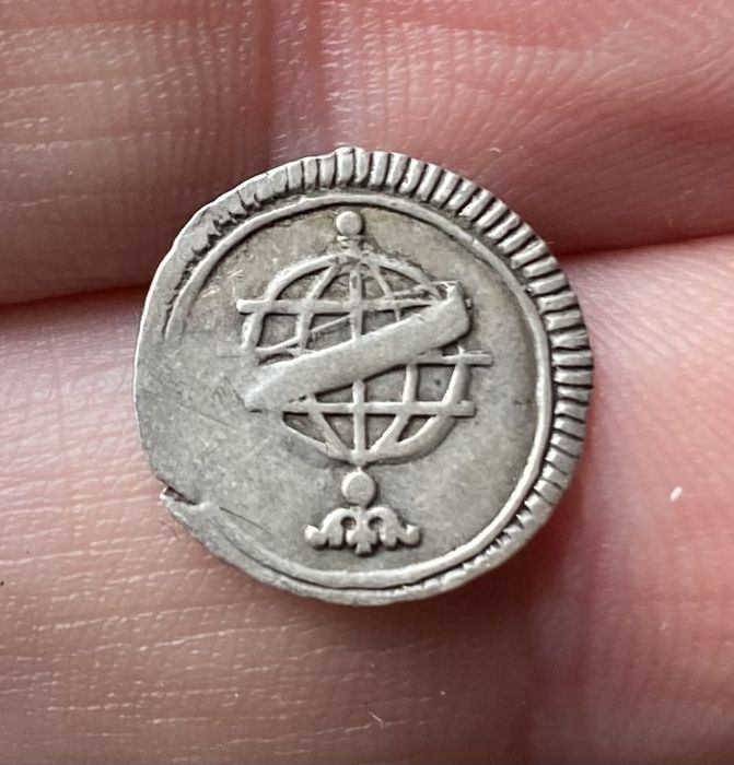 Coin 1218 - D. JOAO V - Vintem (20 Reis)