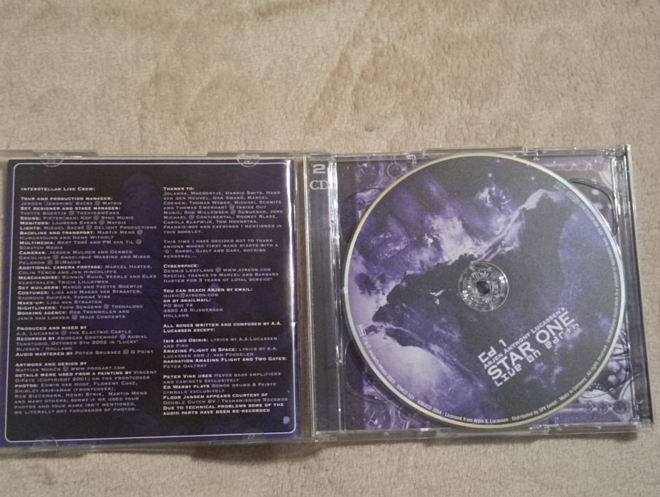 A.A. Lucassen's Star One - Live On Earth 2 CD