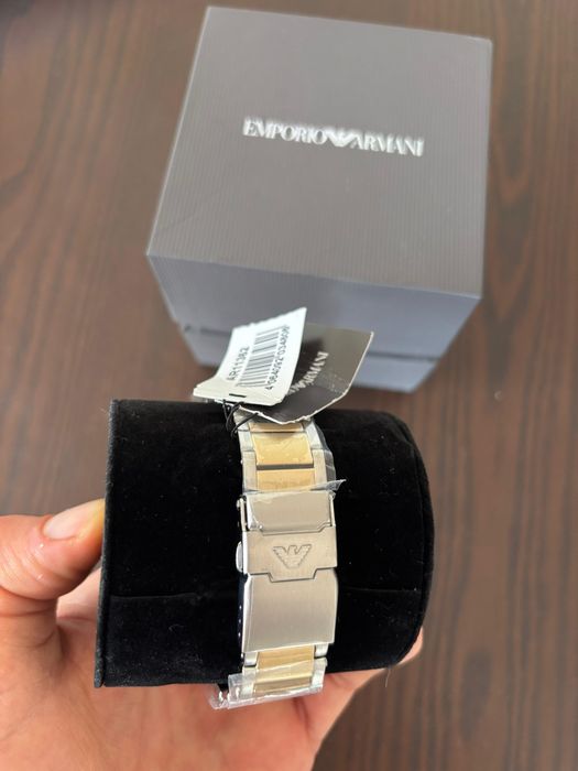 Relógio Emporio Armani Diver Bicolor – Novo