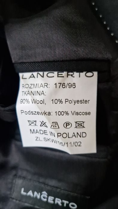 Frak Lancerto garnitur ślubny