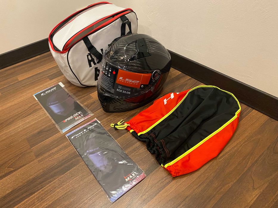 Шолом LS2 VECTOR II C Gloss Carbon (FF811) L 59-60см, новий