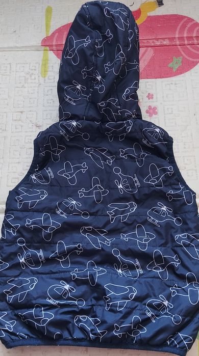 Жилетка для хлопчика , двостороння безрукавка Topomini