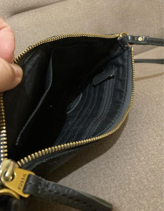 Fossil кожанная сумка