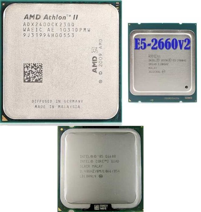 Xeon E5-2660v2 Athlon II X2 Core 2 Quad