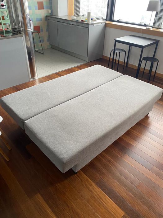Sofa cama Ikea cinza