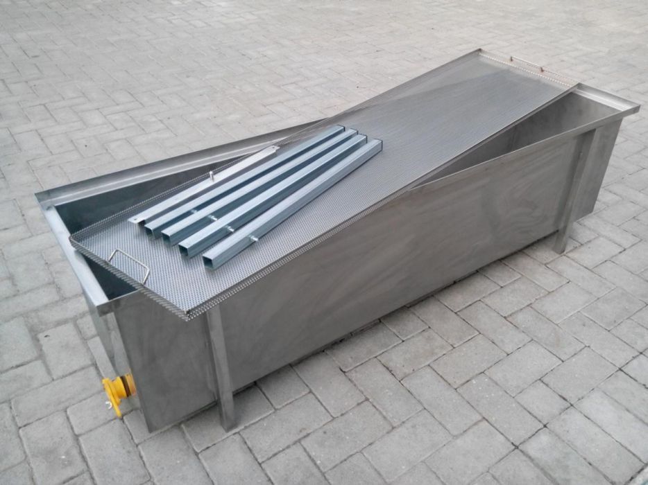 Tina inox desopercular 1000x450 mel apicultura já com Iva