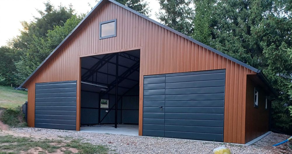 |GARAŻ BLASZANY|  - Magazyn - Hala Magazynowa -  BLASZAKI – ROMSTAL*