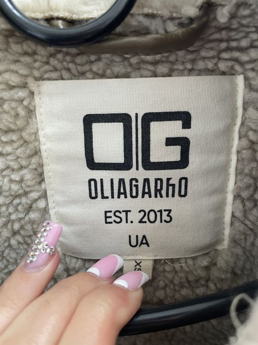 Дубленка авиатор косуха куртка OLIAGARHO эко замша